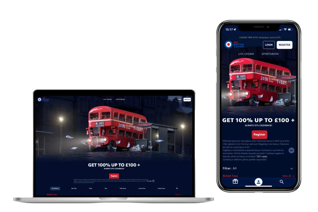 AllBritish Casino App Screenshot